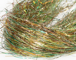 Fine 3D Tinsel Hair, Light Olive UVR / 33